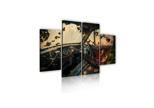 Tableau décoratif Quadriptyque - intérieur design, décoration moderne, art abstrait V122 au meilleur prix au Maroc