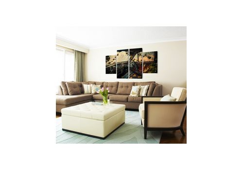 Tableau décoratif Quadriptyque - intérieur design, décoration moderne, art abstrait V122 au meilleur prix au Maroc