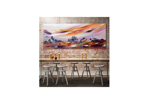 Tableau décoratif L120 x H60 cm - intérieur design, décoration moderne, abstrait art, bureau - A552 au meilleur prix au Maroc