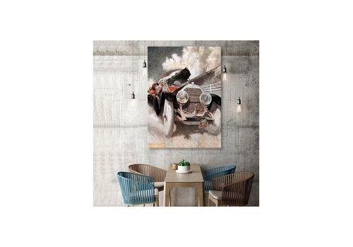 Tableau décoratif Abstract L60 x H100 cm - intérieur design décoration moderne - A601 au meilleur prix au Maroc