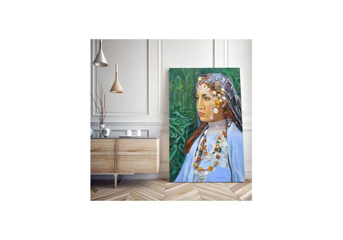 Tableau décoratif L50 x H90 cm - intérieur design décoration moderne art abstrait au meilleur prix au Maroc