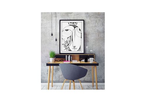 Tableau Encadré sous Verre-Plexi L40 x H60 cm - TC589 au meilleur prix au Maroc