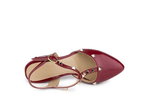 Escarpins à talons- Grenat au meilleur prix au Maroc