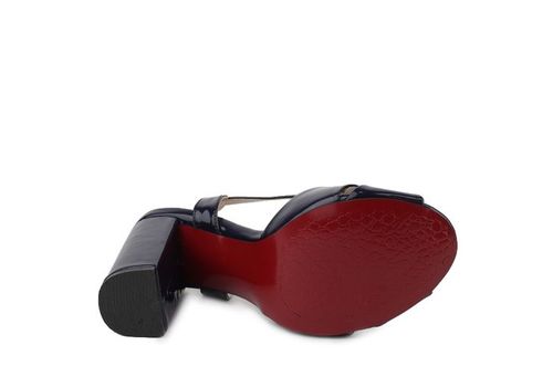 Sandales à talons-BLEU au meilleur prix au Maroc