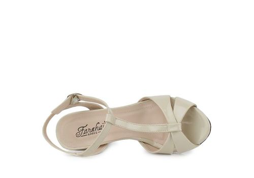 Sandales à talons-BEIGE au meilleur prix au Maroc