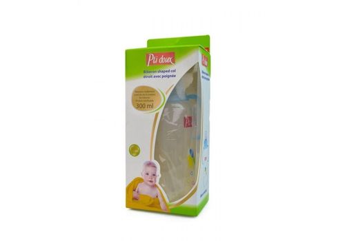 Biberon shaped col etroit poignee GM 300 ml Bleu au meilleur prix au Maroc