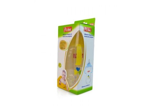 Biberon shaped col etroit poignee GM 300 ml Jaune au meilleur prix au Maroc