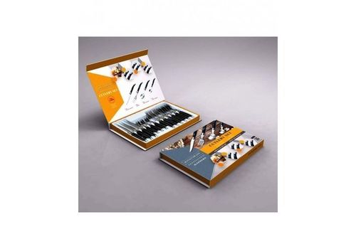 Set de couverts ménagère 24 pièces pour 6 personnes-Noir au meilleur prix au Maroc