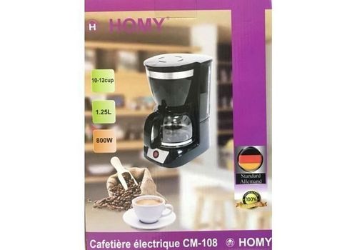 CAFETIERE 12 TASSES NOIR au meilleur prix au Maroc