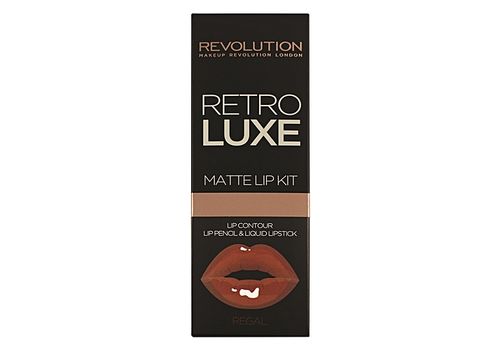 Revolution Crayon et Gloss Makeup Revolution Retro Luxe Kits Matte Regal au meilleur prix au Maroc