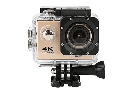 Caméra d'action 4K WiFi Ultra HD DV 16MP 170° + Kit d'accessoires - Gold au meilleur prix au Maroc