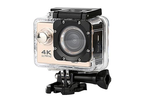 Caméra d'action 4K WiFi Ultra HD DV 16MP 170° + Kit d'accessoires - Gold au meilleur prix au Maroc