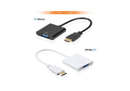 ADAPTATEUR HDMI VERS VGA au meilleur prix au Maroc