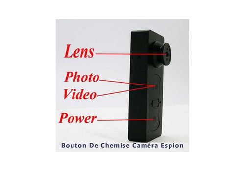 Bouton De Chemise Caméra Espion au meilleur prix au Maroc