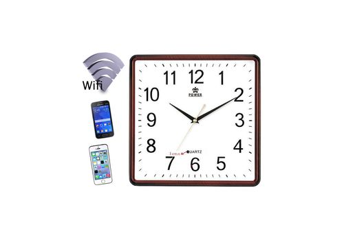 Montre Murale caméra Cachée WI-FI Full HD Détection de Mouvement IP au meilleur prix au Maroc