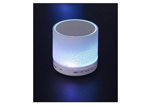 Mini Enceintes bluetooth v3.0 Sans fil rechargeable avec fente pour carte TF et LED au meilleur prix au Maroc