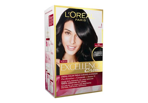 L'oreal Paris - Excellence Crème Triple Protection coloration - 1: Noir au meilleur prix au Maroc