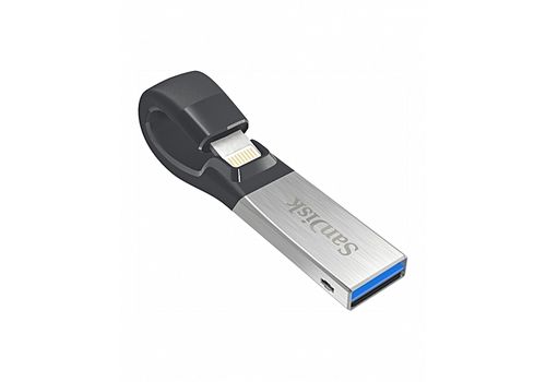 Sandisk iXpand clé usb OTG 64GB iphone USB 3.0 Double connecteur USB 3.0 (iphone/ipad/pc) au meilleur prix au Maroc