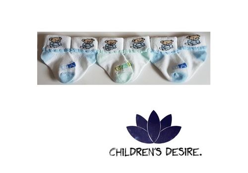 Baby chaussettes 3 paires unique pour votre bébé - NewBorn Bébé infantile Soft chaussette au meilleur prix au Maroc