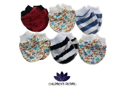 Miniworld ,6 paires de gants anti griffures en pur fibre de coton pour votre bébé au meilleur prix au Maroc