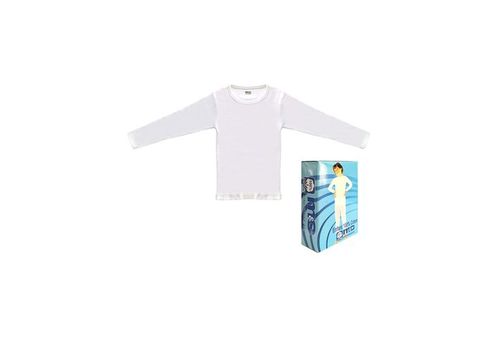 Sous-vêtements Manche longue Enfants Blanc 100% Coton au meilleur prix au Maroc