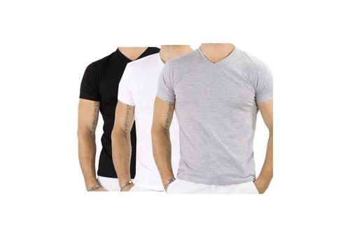 PACK 3 T-SHIRTS BODY 100% COTON au meilleur prix au Maroc
