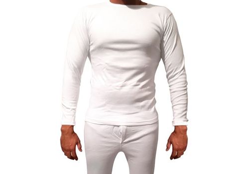 Sous-vêtements Col R M-L Hommes Blanc 100% Coton au meilleur prix au Maroc
