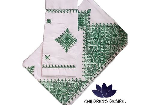 Drap housse et oreiller traditionnelle en coton pour lit bébé au meilleur prix au Maroc