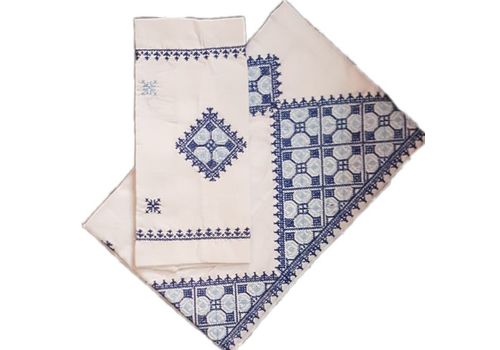 Drap housse et oreiller traditionnelle en coton pour lit bébé au meilleur prix au Maroc
