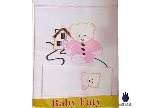 Drap housse et oreiller en coton pour lit bébé au meilleur prix au Maroc