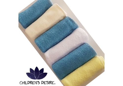 Pack de 6 Serviettes de toilette pour bébé Enfant Serviette de salive de bain en Fibre de bambou au meilleur prix au Maroc