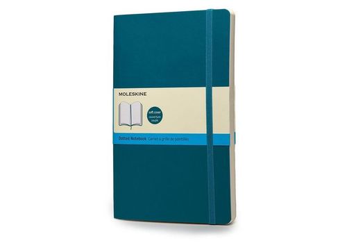 Carnet à Grille De Pointillées, Bleu Canard, Couverture Souple (19 x 25 cm ) au meilleur prix au Maroc