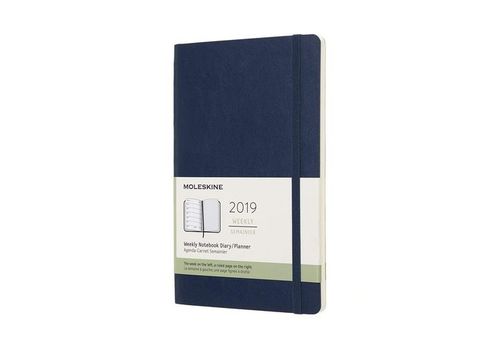Moleskine 2019 Agenda Semainier 12 Mois, Format De Poche, Couverture Souple, Bleu au meilleur prix au Maroc