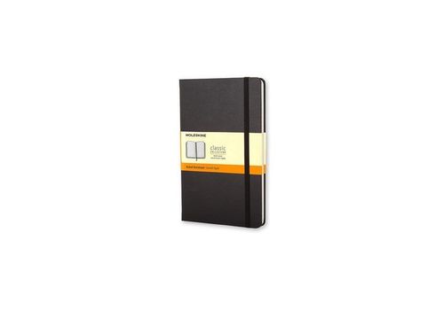 Carnet ligné Grand format Couverture rigide noire 13 x 21 cm au meilleur prix au Maroc