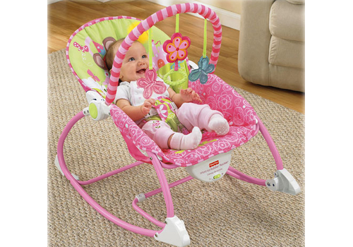Transat balancelle evolutif Fisher price Rose au meilleur prix au Maroc