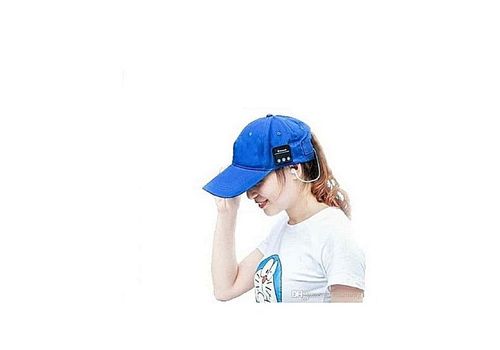 Casquette Bluetooth -Bleu au meilleur prix au Maroc