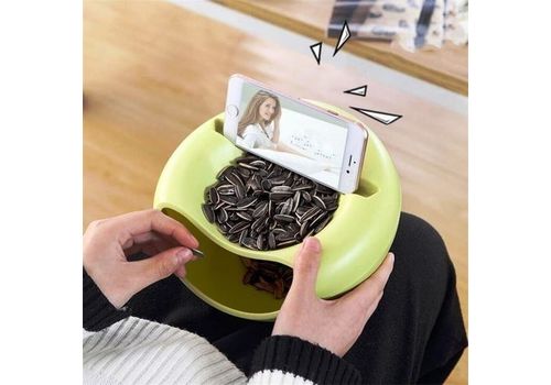 Bol de rangement multifonctionnel  avec emplacement  pour téléphone - VERT au meilleur prix au Maroc