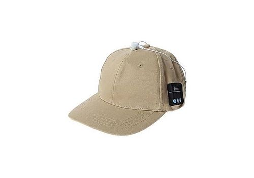 Casquette Bluetooth - beige au meilleur prix au Maroc