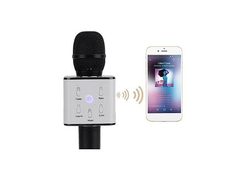 Microphone sans fil karaoké Bluetooth avec haut-parleur-NOIR au meilleur prix au Maroc