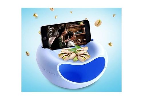 Bol de rangement multifonctionnel  avec emplacement  pour téléphone - Bleu au meilleur prix au Maroc