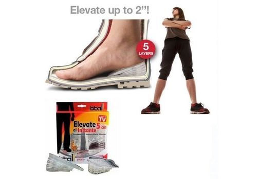 Semelles Rehaussantes 5 cm B-TALL ELEVATE au meilleur prix au Maroc