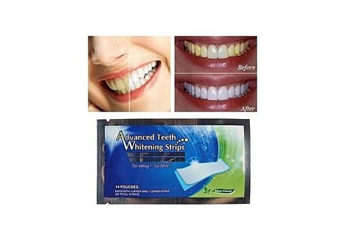 Blanchisseur des dents advanced teeth Whitening Strips au meilleur prix au Maroc