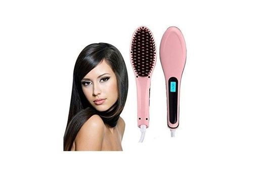 Brosse Cheveux Lissante Electrique Magique-FAST HAIR STRAIGHTENER au meilleur prix au Maroc