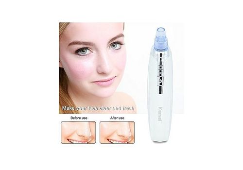 Aspirateur points noirs 6 en 1 - rechargeable - pour femmes et hommes - blanc - Qualité Supérieur au meilleur prix au Maroc