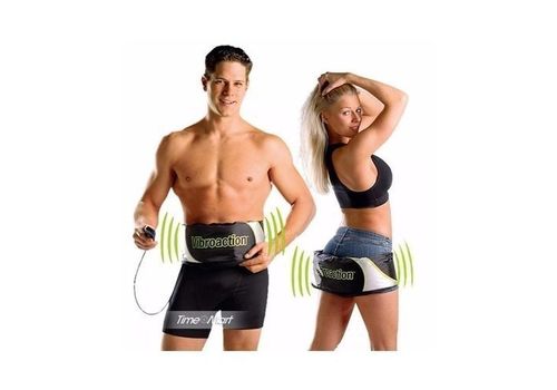 Ceinture vibratoire vibrante pour massage - Gris et noir au meilleur prix au Maroc