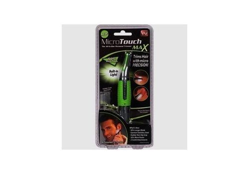 Mini portable Tondeuse Micro Touch Max Nez Oreille Sourcil avec Eclairage Intégré au meilleur prix au Maroc