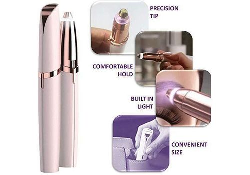 Flawless Brows - Crayon à Sourcils Electrique, Instrument à Sourcils Electrique,Epilateur Visage Electrique pour les Femmes sans Douleur au meilleur prix au Maroc