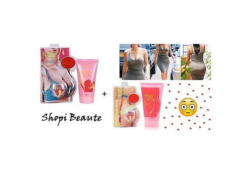 Pack: 1  Enlargement Cream 150ml + 1 Hip lift up Cream 150ml au meilleur prix au Maroc