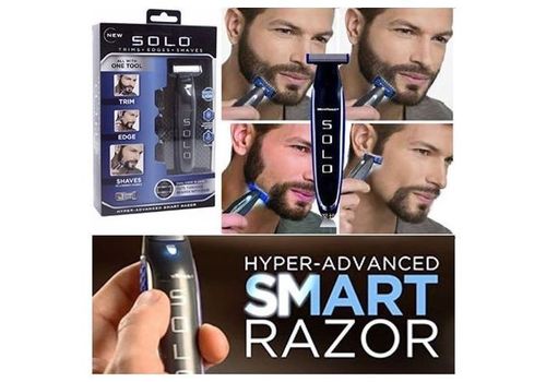 Micro-rasoir Solo tout-en-un avec lame interchangeable en acier inoxydable et éclairage LED au meilleur prix au Maroc