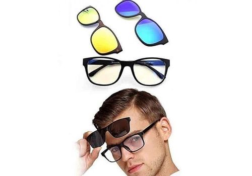 Magic Vision MK Aimant à changement rapide polarisé 3-en-1 pour lunettes de soleil unisexe ( Multicolore) au meilleur prix au Maroc